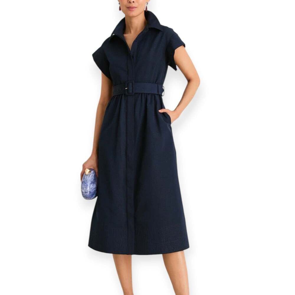 NWT Tuckernuck Navy Blue Chloe Dress Size XXXL